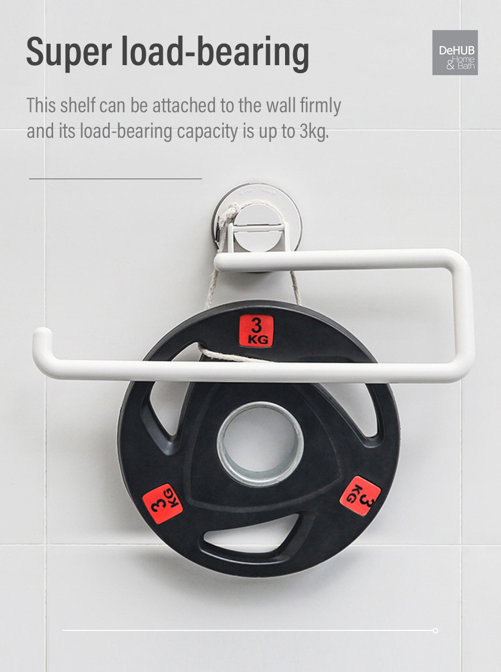 KOREA DeHUB Towel Paper Hanger Wall Mount-5